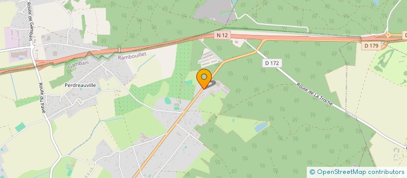 localisation de l'entreprise FORCE TP  GAMBAIS