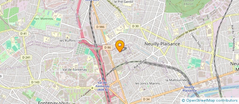 localisation de l'entreprise FORCE94 SECURITE PRIVEE à FONTENAY-SOUS-BOIS