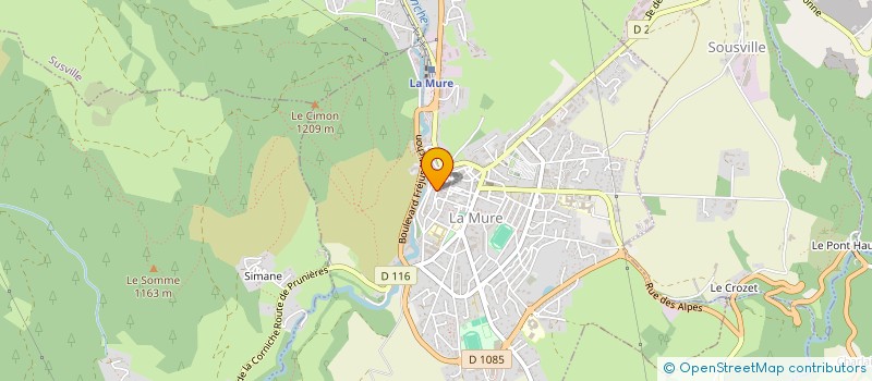 localisation de l'entreprise FORCECOURT  LA MURE