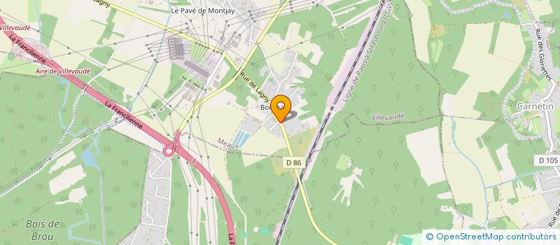 localisation de l'entreprise FORCEFEU à VILLEVAUDE