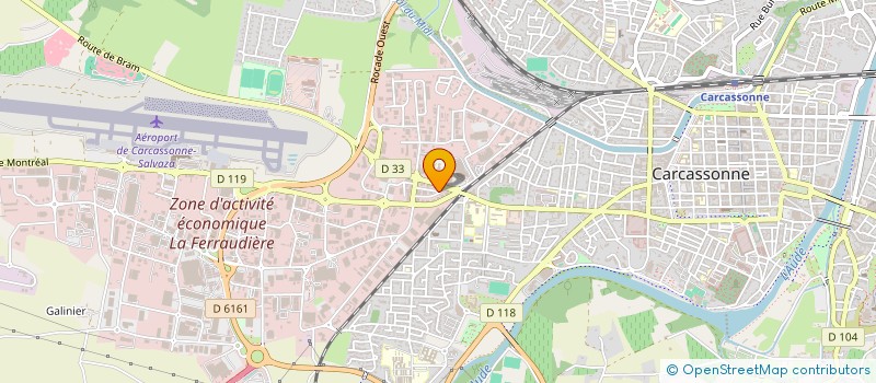 localisation de l'entreprise FORCELLINI  CARCASSONNE