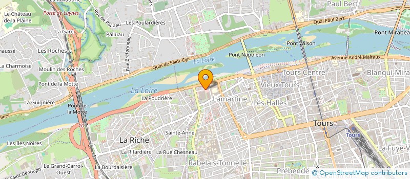 localisation de l'entreprise FORCEMPLOI à TOURS