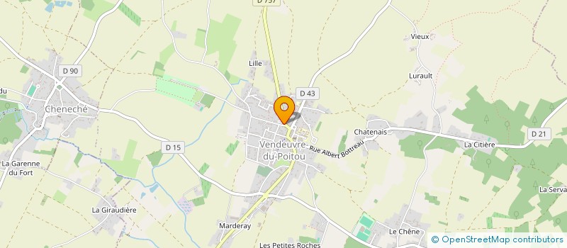 localisation de l'entreprise FORCES ECONOMIQUES ASSOCIEES DE VENDEUVRE (FEA VENDEUVRE)  SAINT-MARTIN-LA-PALLU