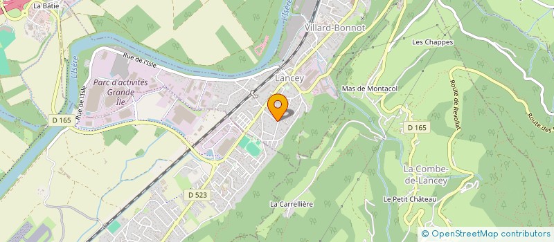 localisation de l'entreprise FORCES FRANCAISES ISEROISE  VILLARD-BONNOT