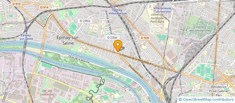 localisation de l'entreprise FORCES SERVICES TRANSPORT (F.S.T.) à EPINAY-SUR-SEINE