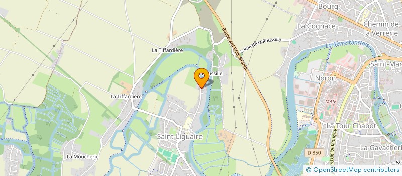 localisation de l'entreprise FORCES VIVES à NIORT
