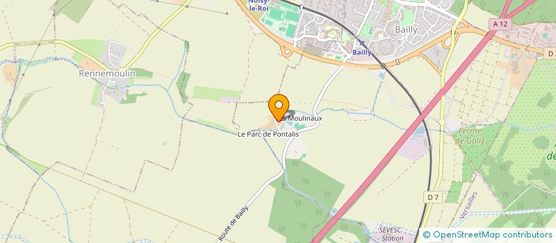 localisation de l'entreprise FORCES7 ACCOMPAGNEMENT ET TRANSFORMATION  BAILLY