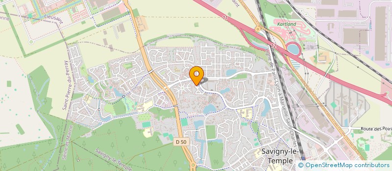 localisation de l'entreprise FORCESDESJEUNES  SAVIGNY-LE-TEMPLE