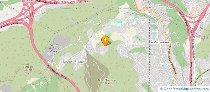 localisation de l'entreprise FORCESS SECURIT à LES PENNES-MIRABEAU