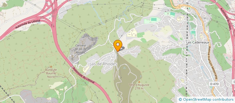 localisation de l'entreprise FORCESS.SECURIT à LES PENNES-MIRABEAU