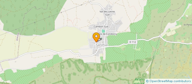 localisation de l'entreprise FORCETI ELEC  SANILHAC-SAGRIES