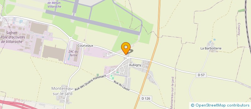 localisation de l'entreprise FORCH à MONTEREAU-SUR-LE-JARD