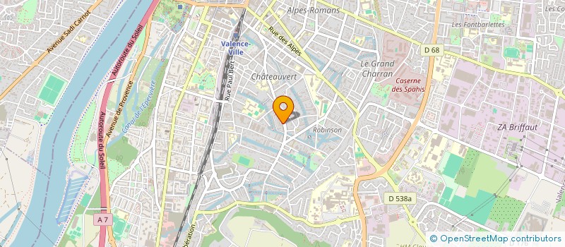 localisation de l'entreprise FORCHERON à VALENCE