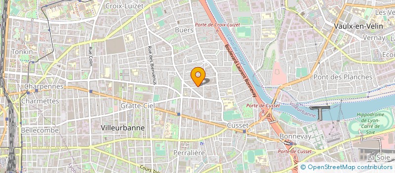 localisation de l'entreprise FORCIDIA à VILLEURBANNE