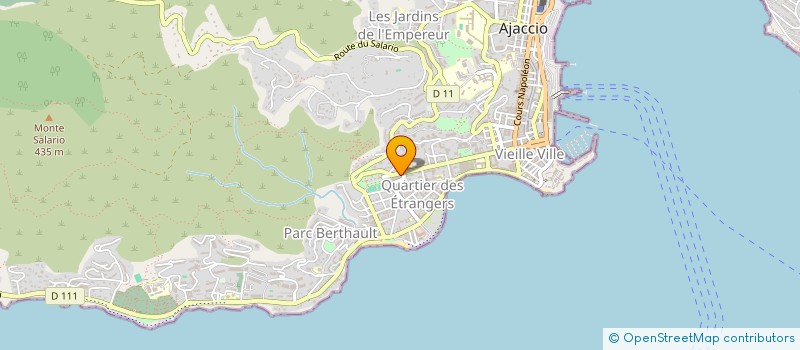 localisation de l'entreprise FORCIOLI FABRE SOC GEST PROM à AJACCIO