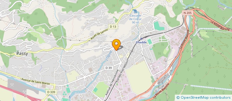 localisation de l'entreprise FORCLAZ  PASSY