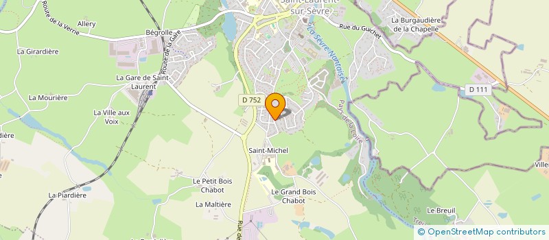 localisation de l'entreprise FORCV à SAINT-LAURENT-SUR-SEVRE