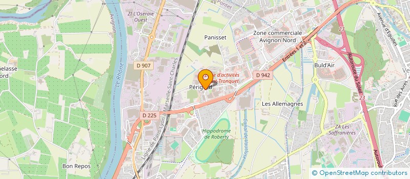 localisation de l'entreprise FORCYBIA à LE PONTET