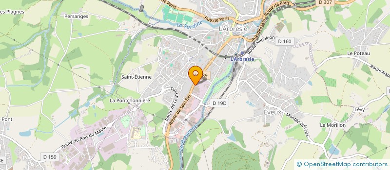 localisation de l'entreprise FORD L ARBRESLE à L'ARBRESLE