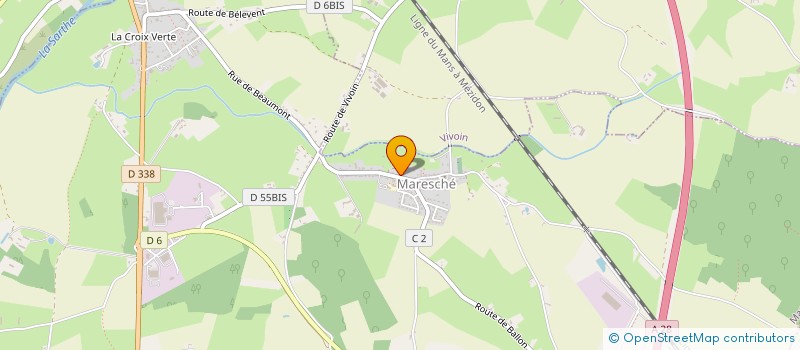 localisation de l'entreprise FORD RACING TEAM LE MANS  MARESCHE