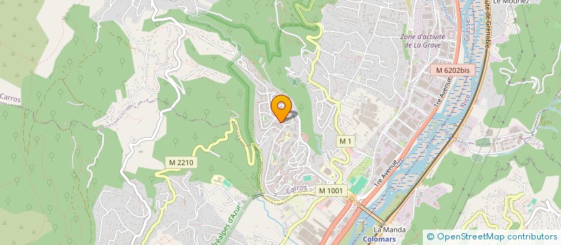 localisation de l'entreprise FORDE à CARROS