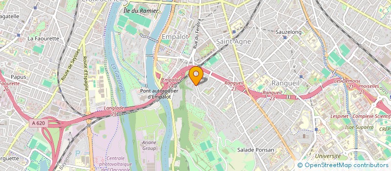 localisation de l'entreprise FORDEVS  TOULOUSE