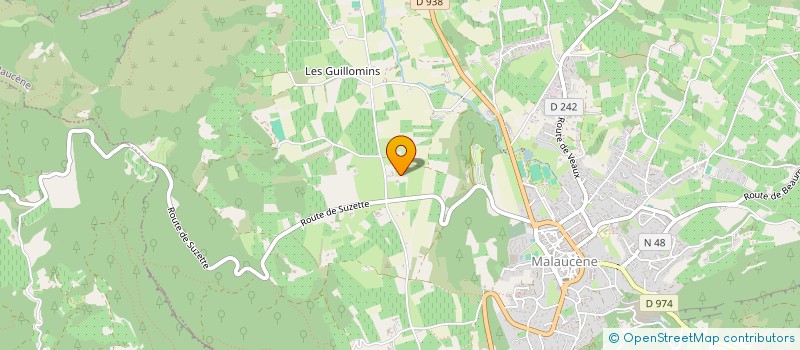 localisation de l'entreprise FORDIAMANT à MALAUCENE