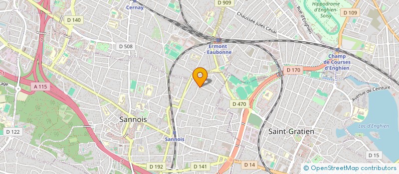 localisation de l'entreprise FORDICAP  SANNOIS