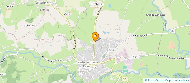 localisation de l'entreprise FORDIMA  SAINT-GERMAIN-LAVAL