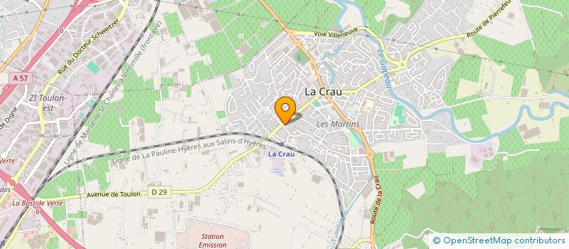 localisation de l'entreprise FORDO  LA CRAU