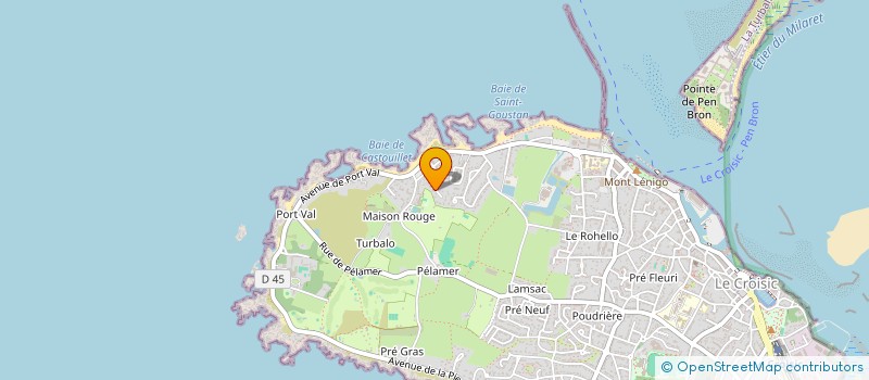 localisation de l'entreprise FORE  LE CROISIC