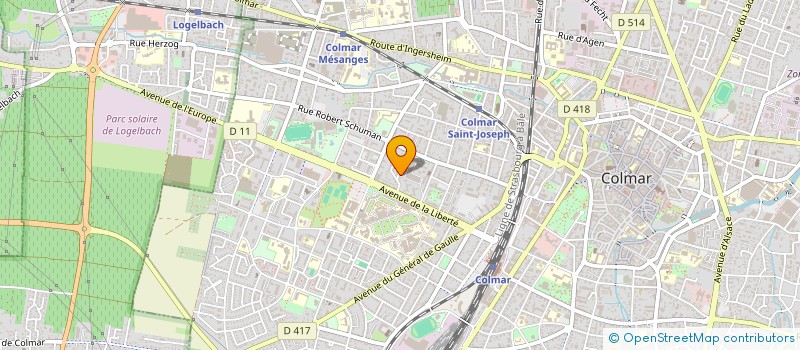 localisation de l'entreprise FOREAL à COLMAR