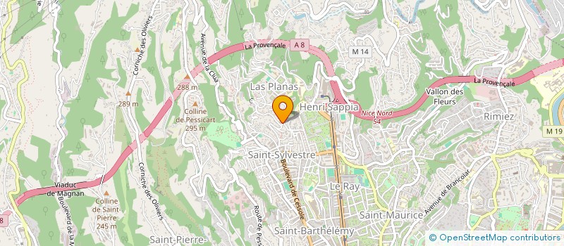 localisation de l'entreprise FORECO à NICE