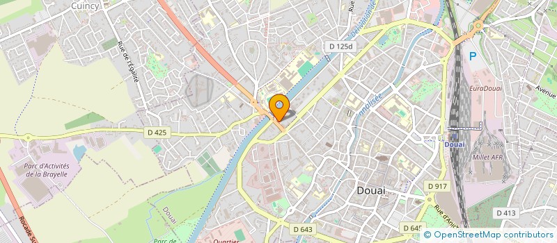 localisation de l'entreprise FOREIGN STUDENT à DOUAI