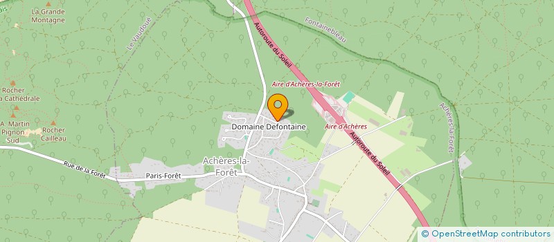 localisation de l'entreprise FOREKA à ACHERES-LA-FORET