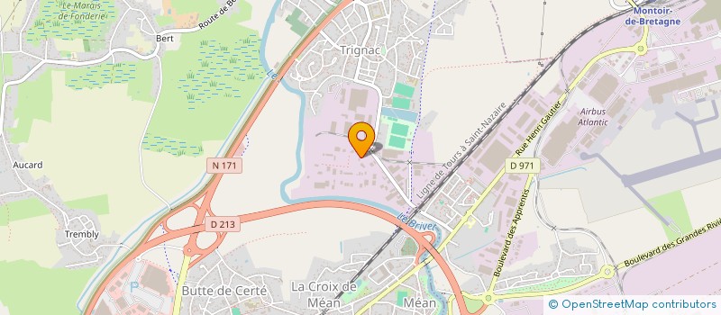 localisation de l'entreprise FORELEC SARL à TRIGNAC