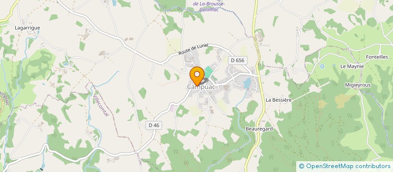 localisation de l'entreprise FORELOGIC  CAMPUAC