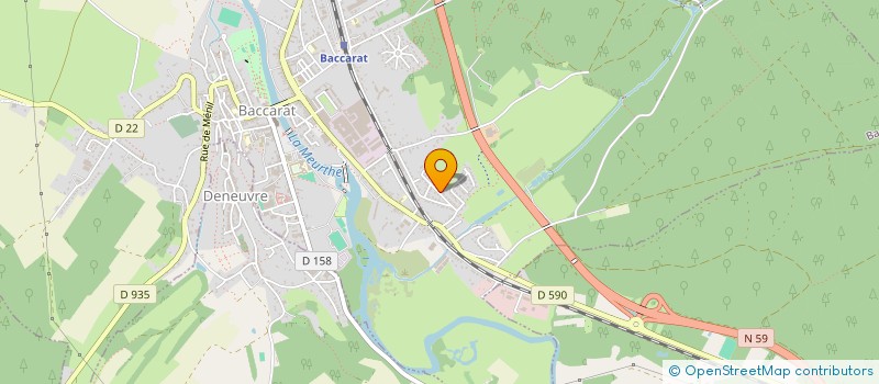 localisation de l'entreprise FOREMOST MUSIC  BACCARAT