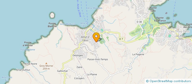 localisation de l'entreprise FORENSIC DRONE RESEARCH à LES TROIS-ILETS