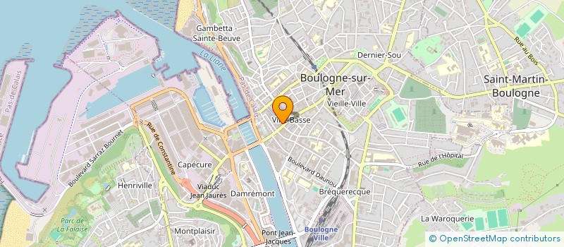 localisation de l'entreprise FORENT à BOULOGNE-SUR-MER