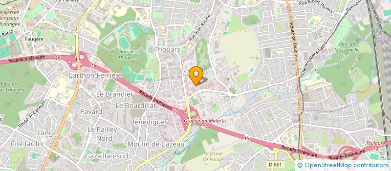 localisation de l'entreprise FOREO IMMO  VILLENAVE-D'ORNON