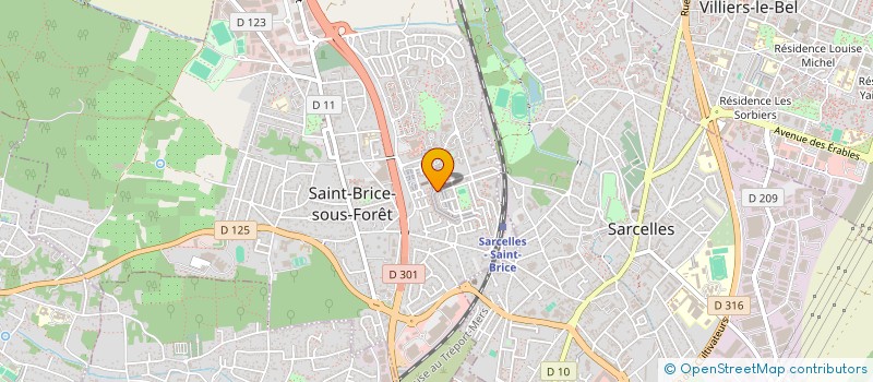 localisation de l'entreprise FORERO CARDONA à SAINT-BRICE-SOUS-FORET