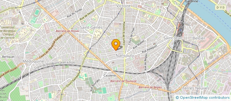 localisation de l'entreprise FORES  BORDEAUX