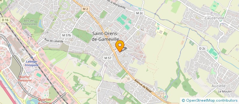 localisation de l'entreprise FORES. T : LES FORESTIERS TOULOUSAINS à SAINT-ORENS-DE-GAMEVILLE