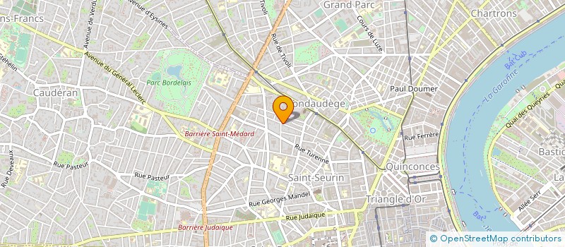 localisation de l'entreprise FORESCAN à BORDEAUX