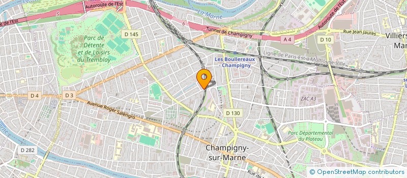 localisation de l'entreprise FORESIGHT CONSEILS à CHAMPIGNY-SUR-MARNE
