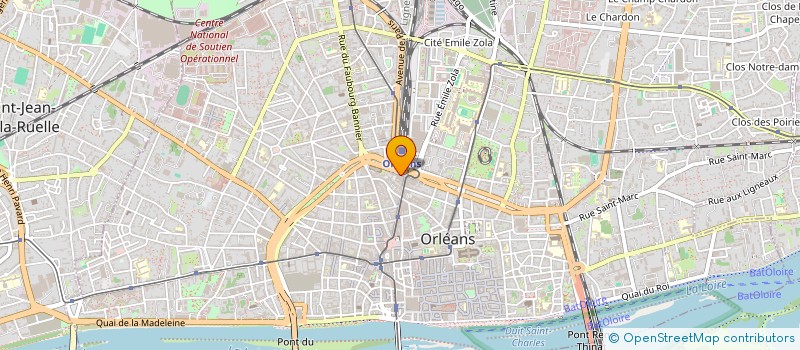 localisation de l'entreprise FOREST à ORLEANS