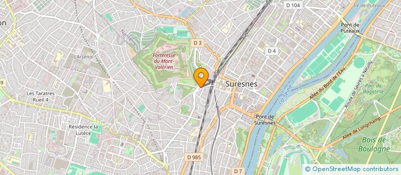 localisation de l'entreprise FOREST à SURESNES