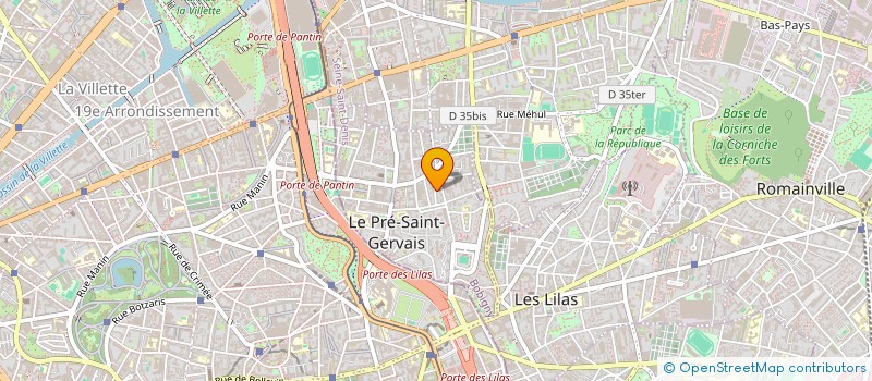 localisation de l'entreprise FOREST  PARIS