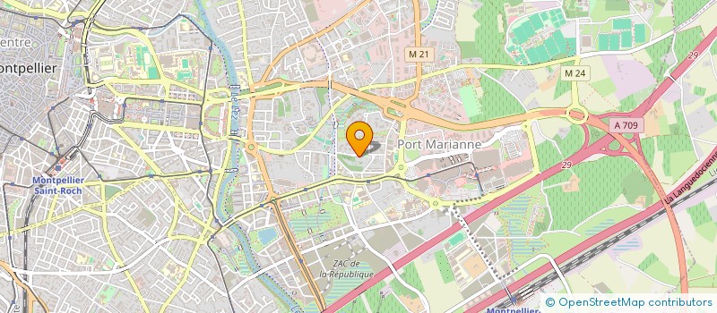 localisation de l'entreprise FOREST à MONTPELLIER